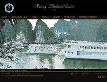 Tablet Screenshot of halongfantaseacruise.com